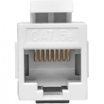 Адаптер проходной EKF TERACOM кат.5E неэкранированный RJ45-RJ45 тип Keystone белый Адаптер проходной EKF TERACOM кат.5E неэкранированный RJ45-RJ45 тип Keystone белый