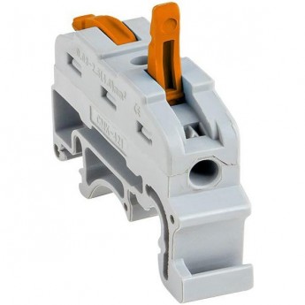 Клемма строительно-монтажная EKF PROXIMA СМК проходная 222-421 1п 0.08-4кв.мм на DIN-рейку (уп.25шт)