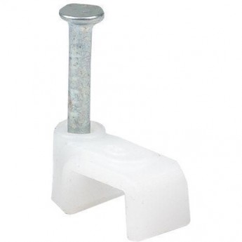 Крепежная скоба EKF 9 мм, квадратная, плоская, PROxima, 50 шт Крепежная скоба EKF 9 мм, квадратная, плоская, PROxima, 50 шт