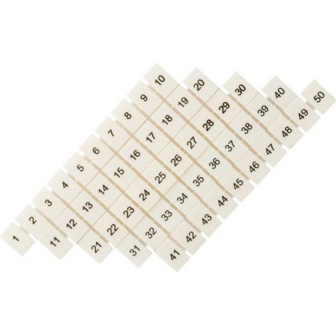 Маркеры EKF для JXB-ST 2.5 с нумерацией 1-50 (уп.100шт) PROxima zb-st-2.5-1-50