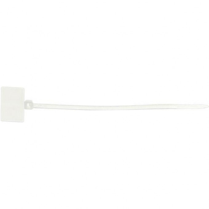 Нейлоновый хомут с маркировочной площадкой EKF 2,5х110 100 шт. PROxima plc-c-p-2.5x110