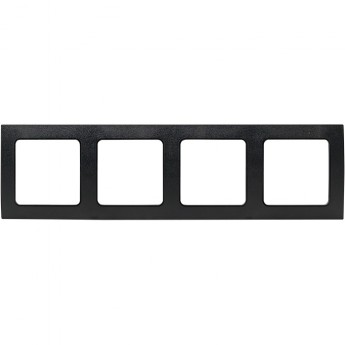 Рамка 4-местная EKF PROXIMA СТОГКОЛЬМ черная Рамка 4-местная EKF PROXIMA СТОГКОЛЬМ черная