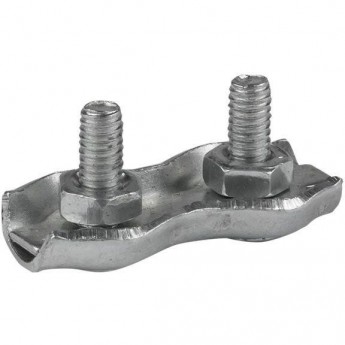 Зажим для троса EKF zdtd-4 двойной Duplex (4мм) Зажим для троса EKF zdtd-4 двойной Duplex (4мм)