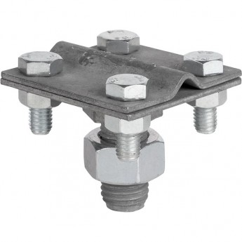 Зажим EKF прута на штыре (пластина 56х56мм) HZ PROxima Зажим EKF прута на штыре (пластина 56х56мм) HZ PROxima